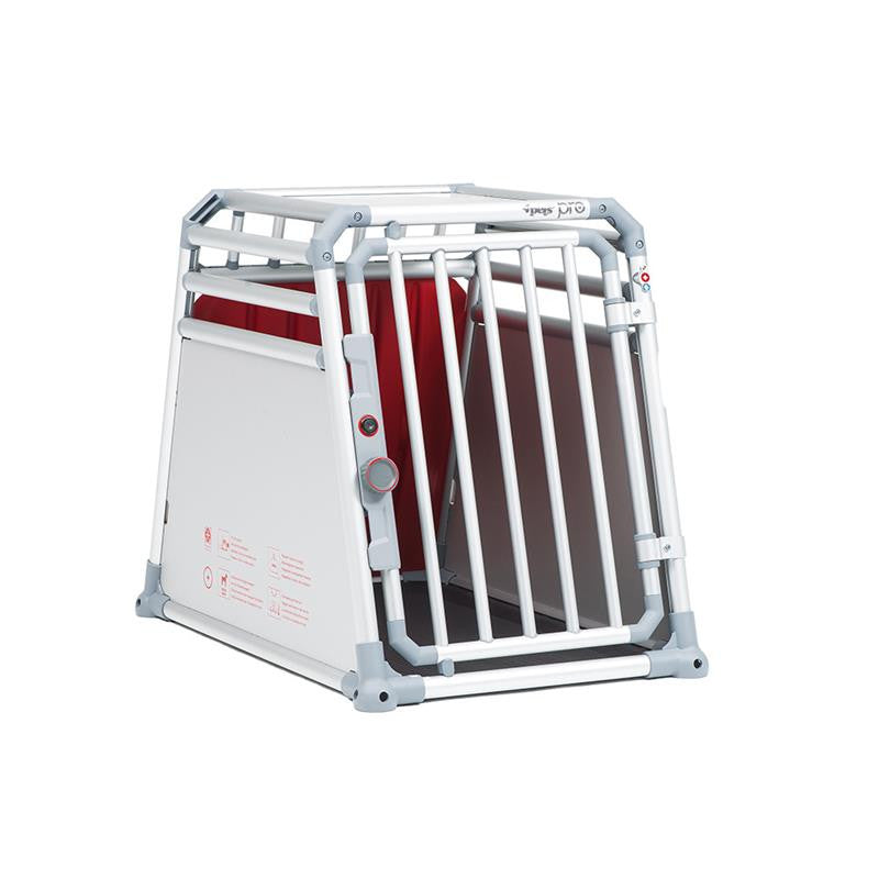 4pets Hunde Transportbox Pro 2 - für mittelgroße Rassen Gr. M - H66 x T83,5 x B54,5cm