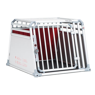 4pets Hunde Transportbox Pro 3 - für mittlere bis größere Rassen Gr. L - H66 x T93,5 x B68cm