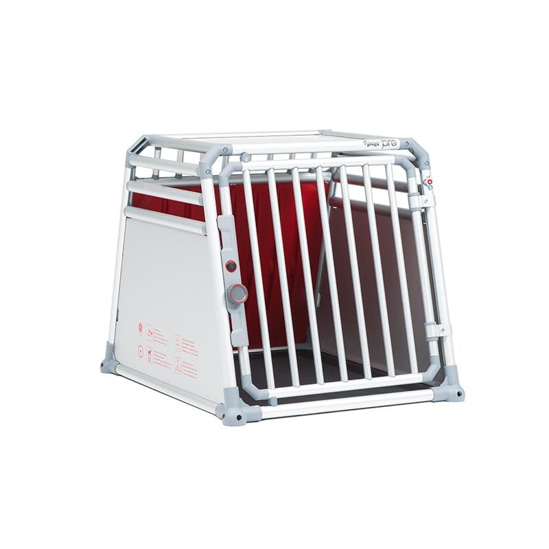 4pets Hunde Transportbox Pro 3 - für mittlere bis größere Rassen Gr. M - H66 x T83,5 x B68 cm