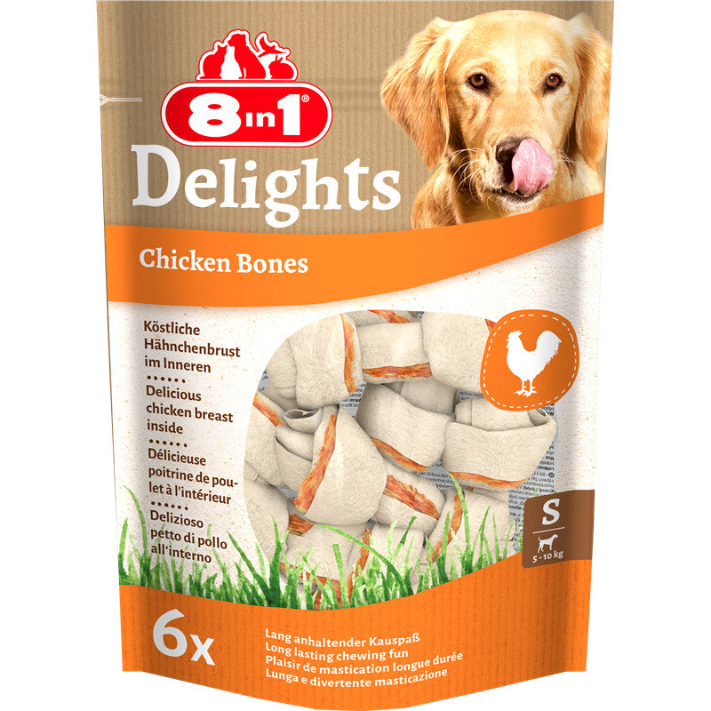 8in1 Delights Chicken Bone S 210 g