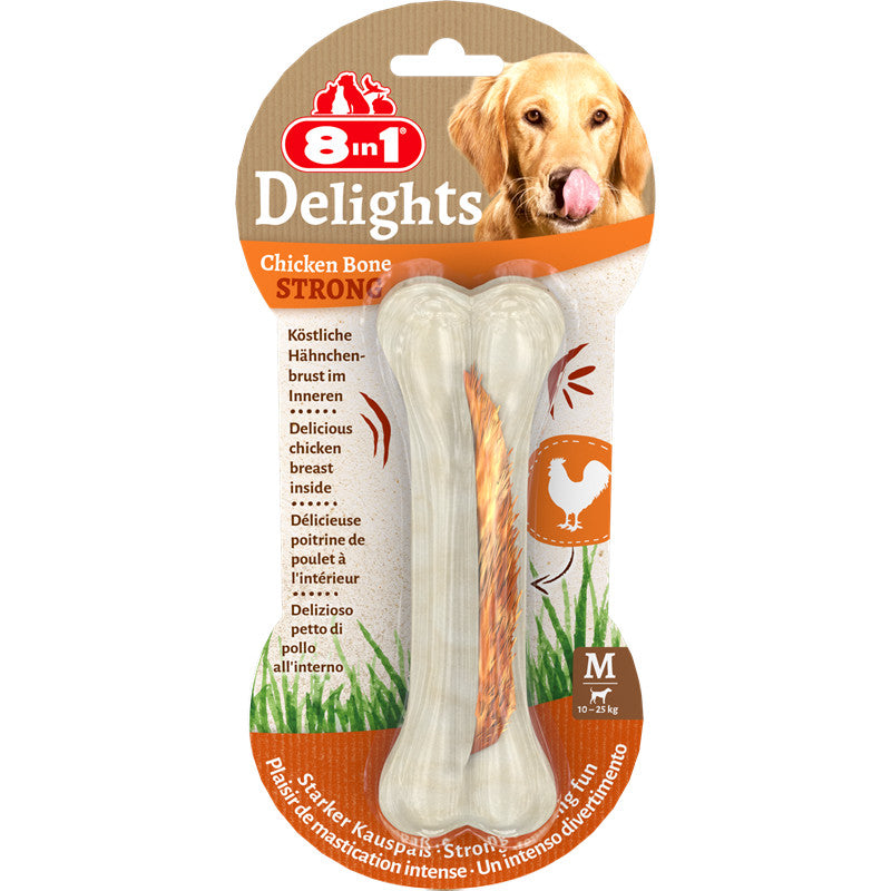 8in1 Delights Chicken Bone Strong M 90 g