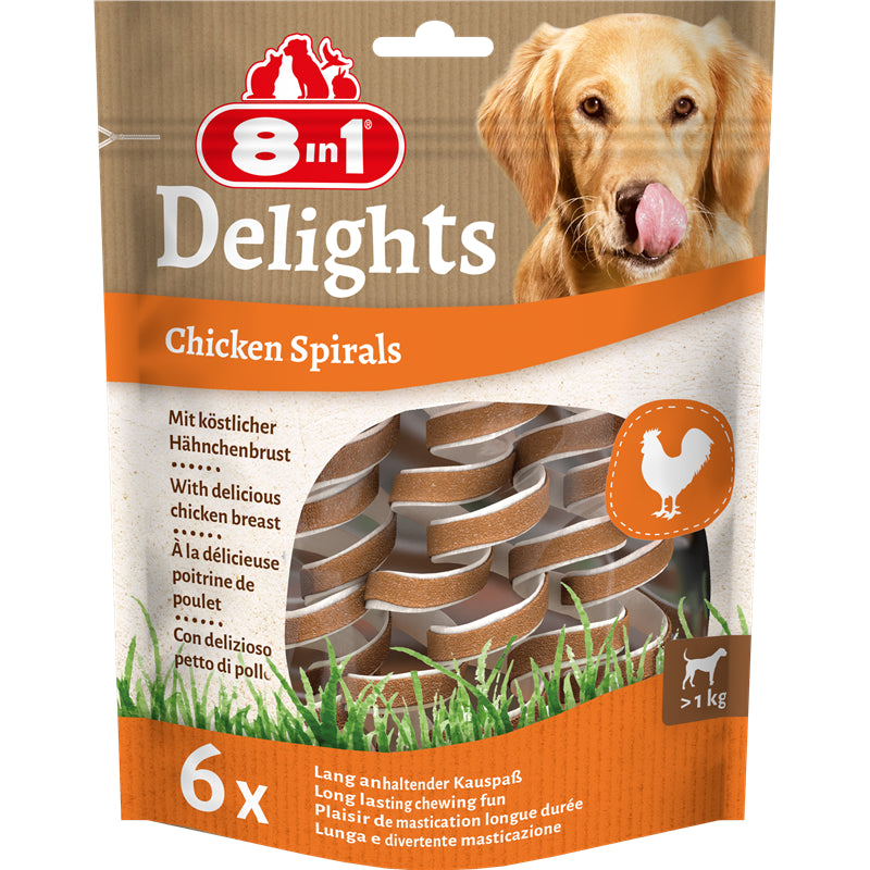 8in1 Delights Chicken Spirals 60 g