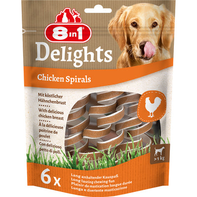 8in1 Delights Chicken Spirals 60 g