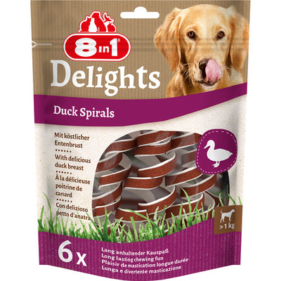 8in1 Delights Duck Spirals 60 g