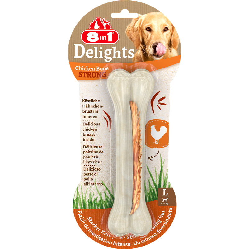 8in1 Delights Kauknochen Strong L / 130 g