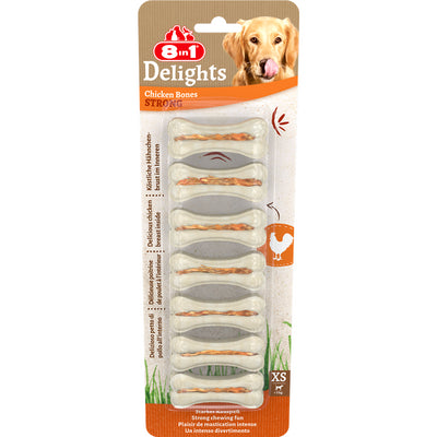 8in1 Delights Kauknochen Strong XS / 140 g