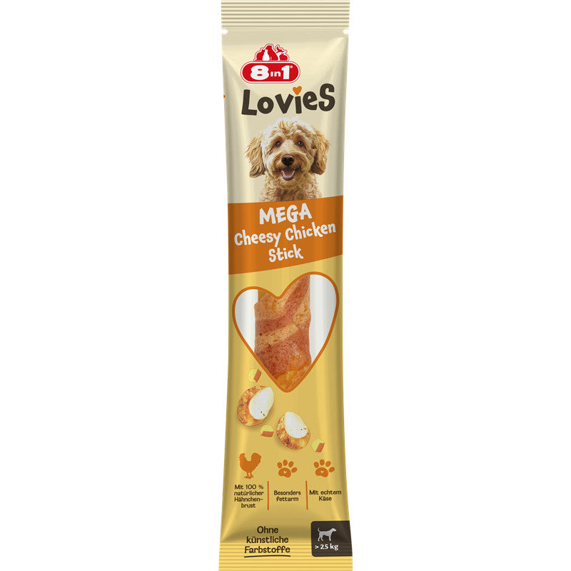 8in1 Lovies Mega Cheesy CKN Stick 110 g