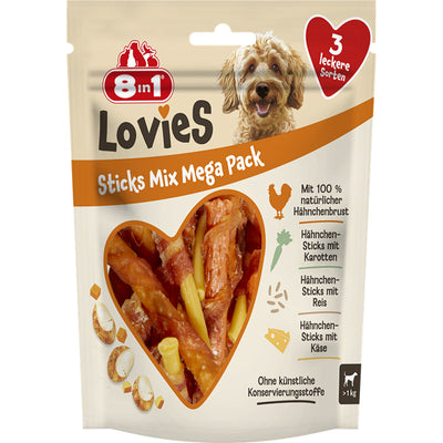 8in1 Lovies Sticks Bulk Pack 220 g