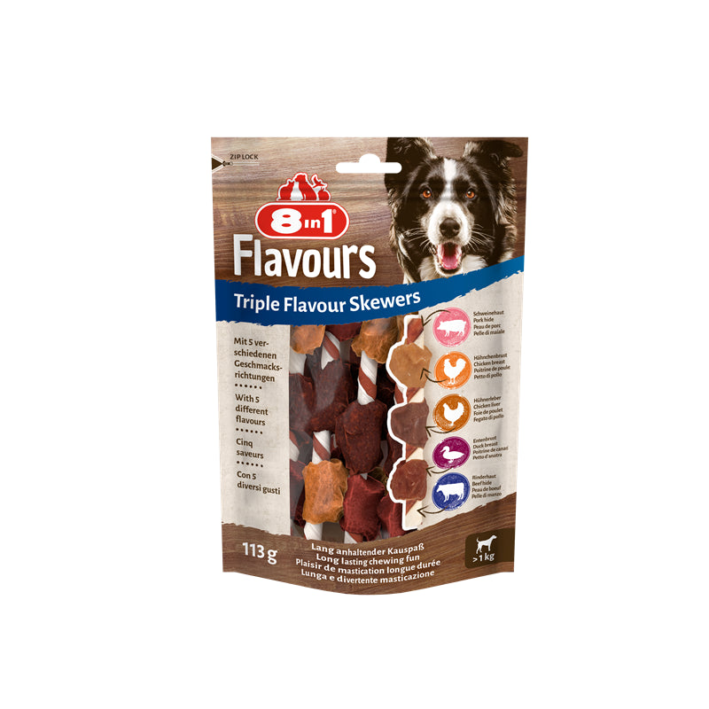 8in1 Triple Flavour Skewers  6 Stück / 113 g