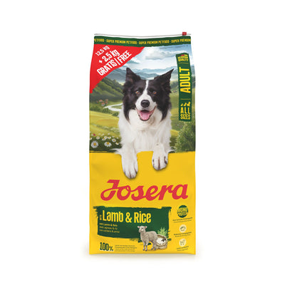 Josera Adult Lamb & Rice 12,5 kg + 2,5 kg