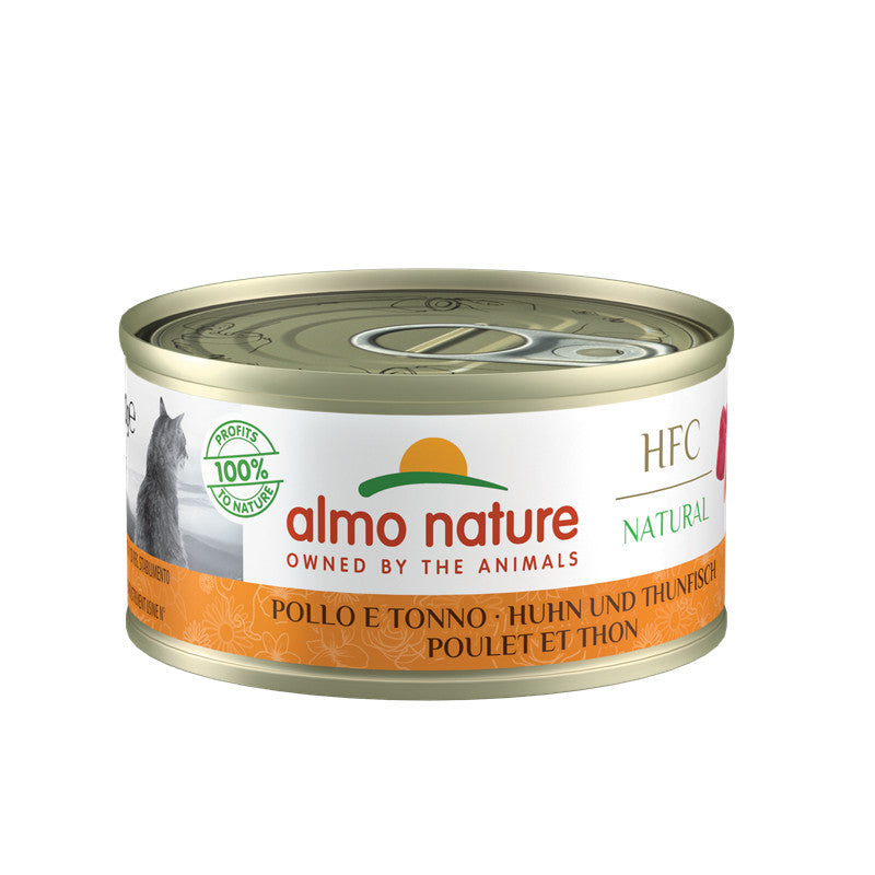 Almo Nature Katzen Nassfutter Huhn & Thunfisch 70 g