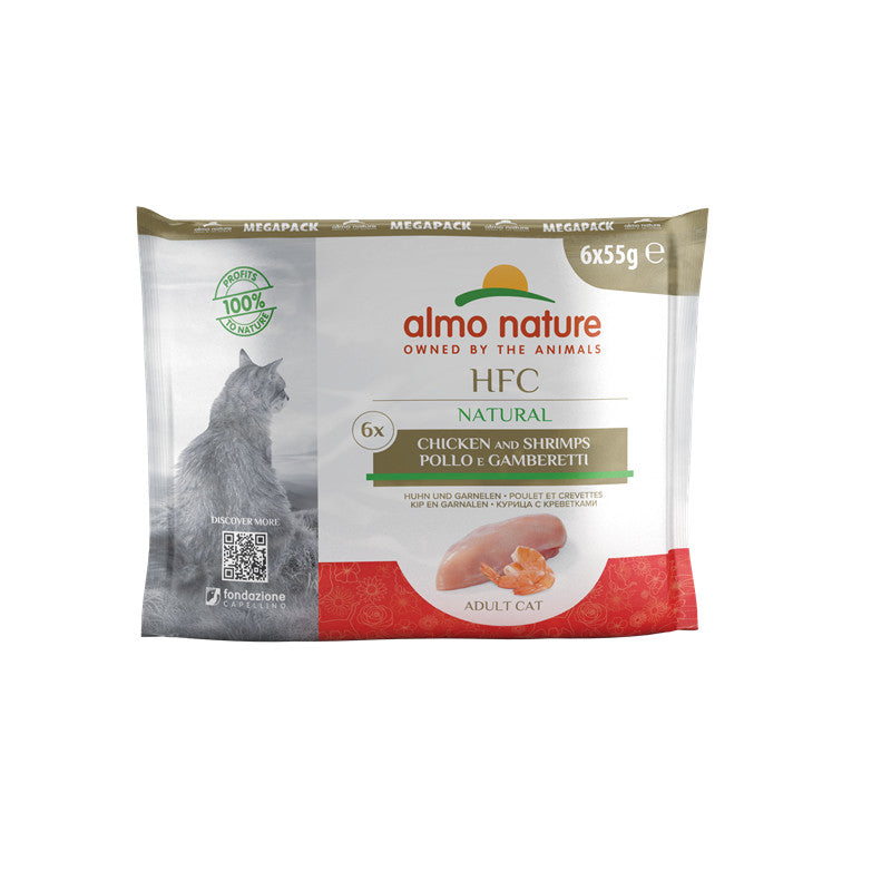 Almo Nature Megapack Natural Huhn und Garnelen 6 x 55g 1 Stück