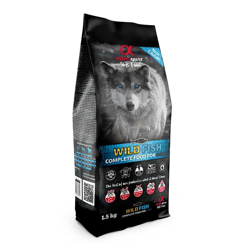 alpha spirit Complete Dog Food Wild Fish 1,5 kg