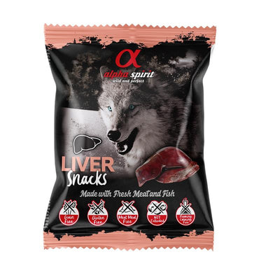 alpha spirit Snack gewürfelt Leber  50 g