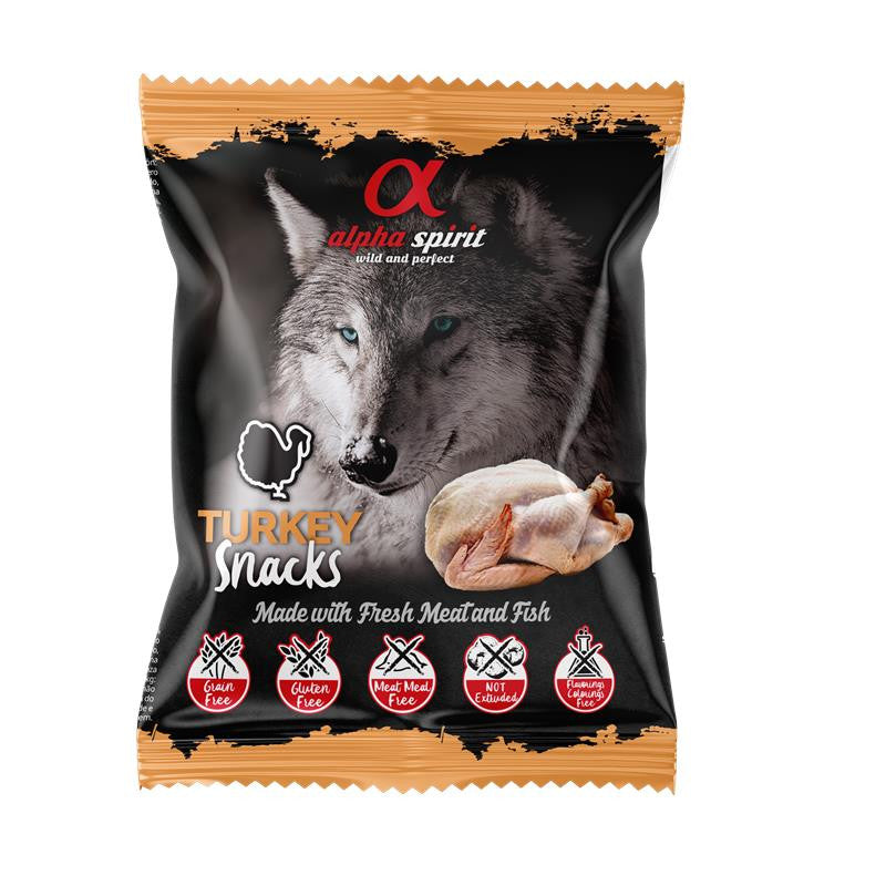 alpha spirit Snack gewürfelt Pute 50 g