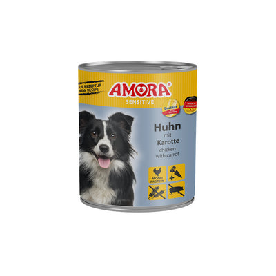 AMORA Dog Sensitive Huhn & Karotte 800g