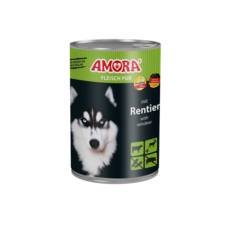 AMORA Fleisch Pur mit Rentier 400 g