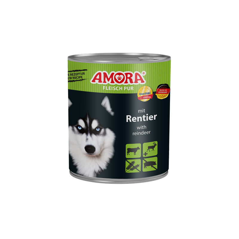 AMORA Fleisch Pur mit Rentier 800 g