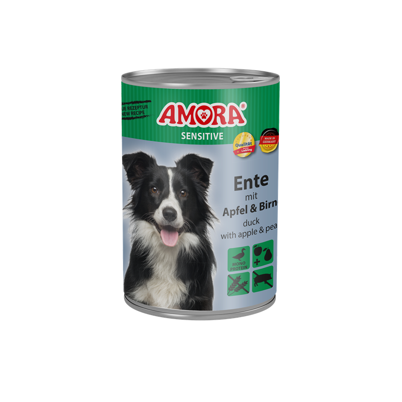 AMORA Sensitive Ente+Apfel+Birne 400 g