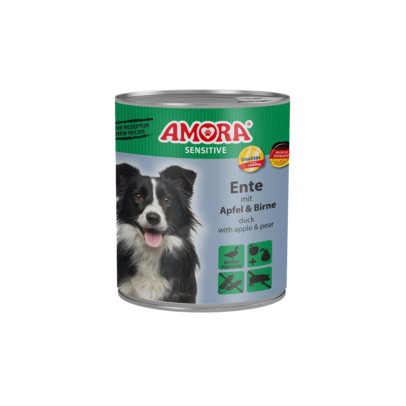 AMORA Sensitive Ente+Apfel+Birne 800g