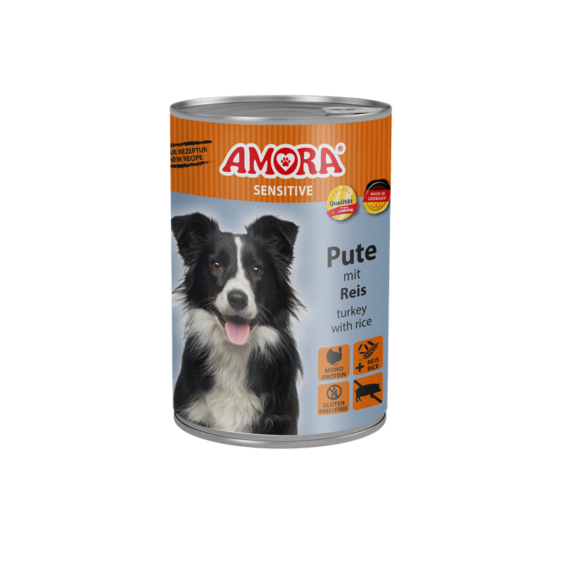 AMORA Sensitive Pute+Reis 400 g
