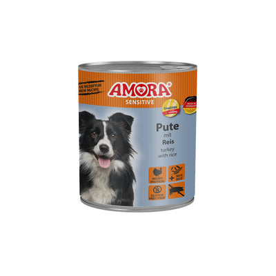 AMORA Sensitive Pute+Reis 800 g