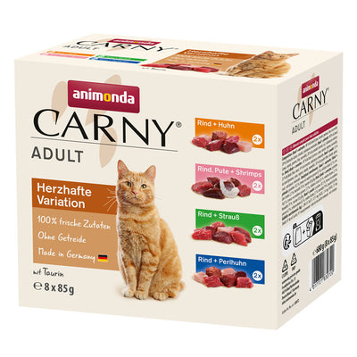 Animonda Carny Adult Herzhafte Variante Mixpack 8 x 85 g 1 Stück