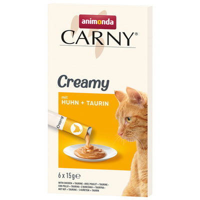 animonda Carny Creamy Adult mit Huhn + Taurin 6 x 15 g 1 Stück