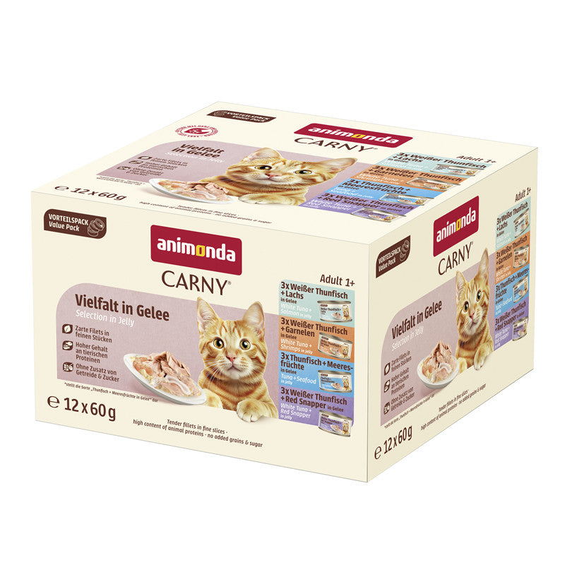 animonda Carny Fine Fillets Adult Vielfalt in Gelee 60 g 1 Stück