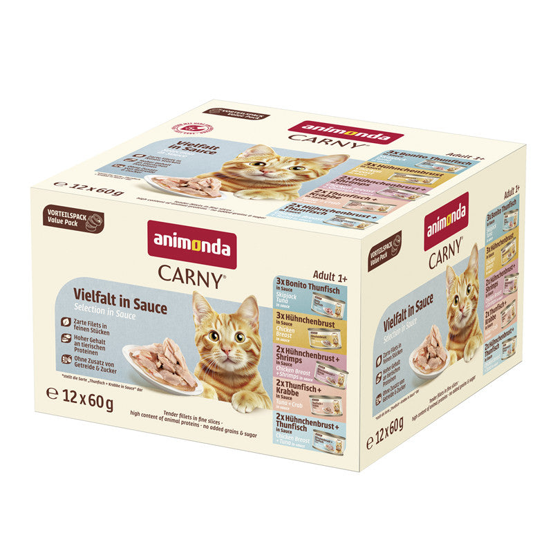 animonda Carny Fine Fillets Adult Vielfalt in Sauce 60 g 1 Stück