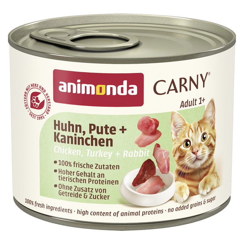 Animonda Cat Dose Carny Adult Huhn & Pute & Kaninchen 200 g