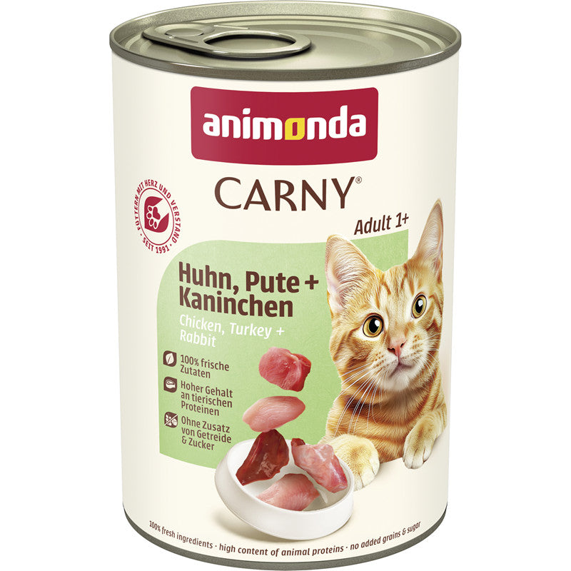 Animonda Cat Dose Carny Adult Huhn & Pute & Kaninchen 400 g