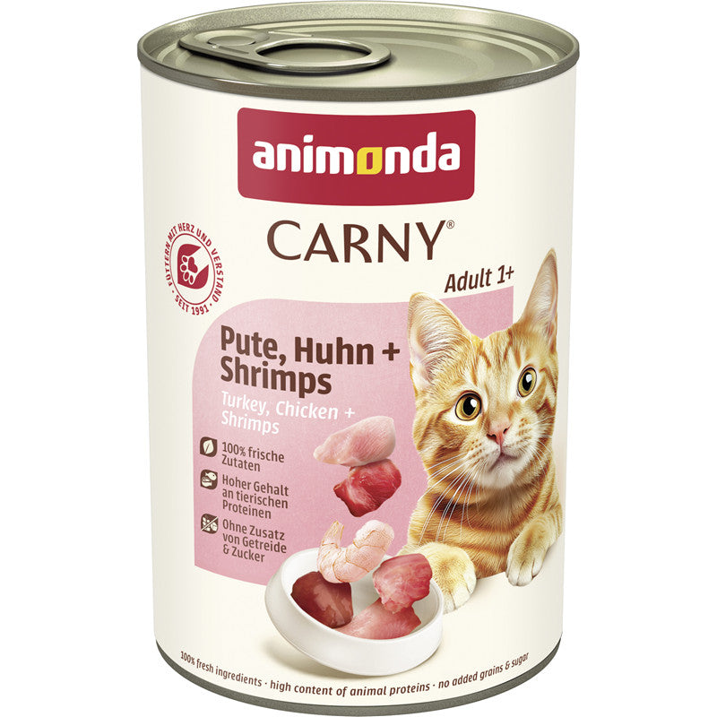 Animonda Cat Dose Carny Adult Pute & Huhn & Shrimps 400 g
