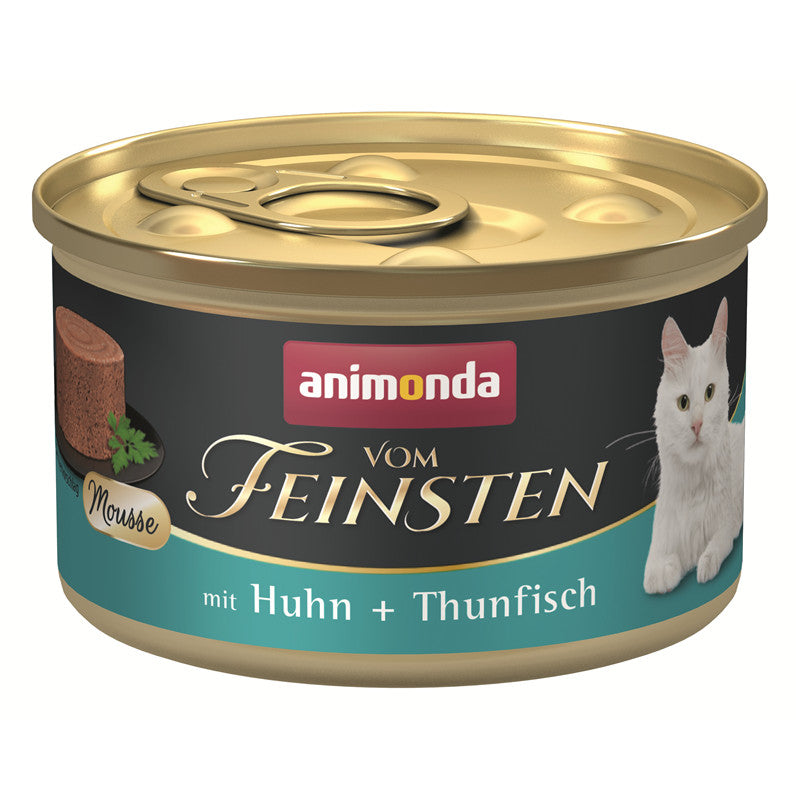 Animonda Cat Dose vom Feinsten Mousse Adult Huhn + Thunfisch 85g