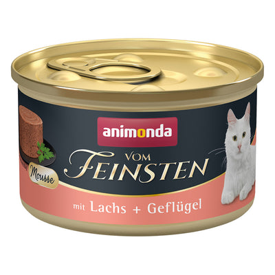 Animonda Cat Dose vom Feinsten Mousse Adult Lachs + Geflügel 85 g