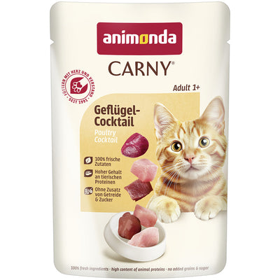 Animonda Cat Portionsbeutel Carny Adult Geflügel-Cocktail 85g