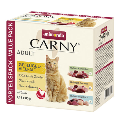 Animonda Cat Portionsbeutel Carny Adult Multipack 8x85g 1 Stück