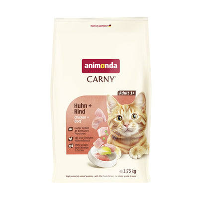 Animonda Cat Trocken Carny Adult Huhn + Rind 1,75 kg