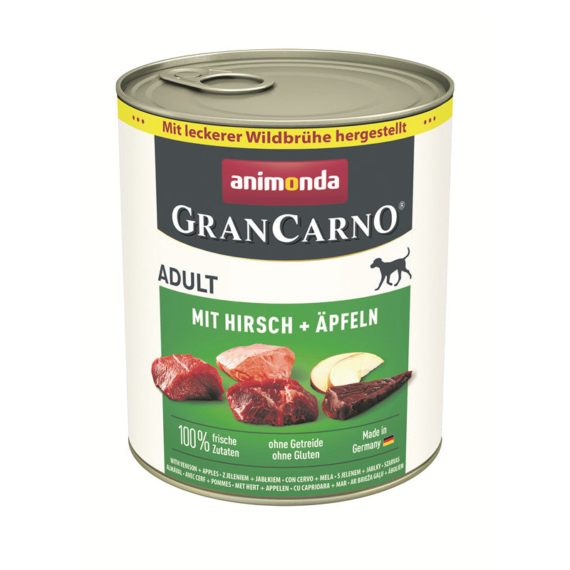 Animonda Dog Dose GranCarno Adult mit Hirsch + Äpfeln 800 g