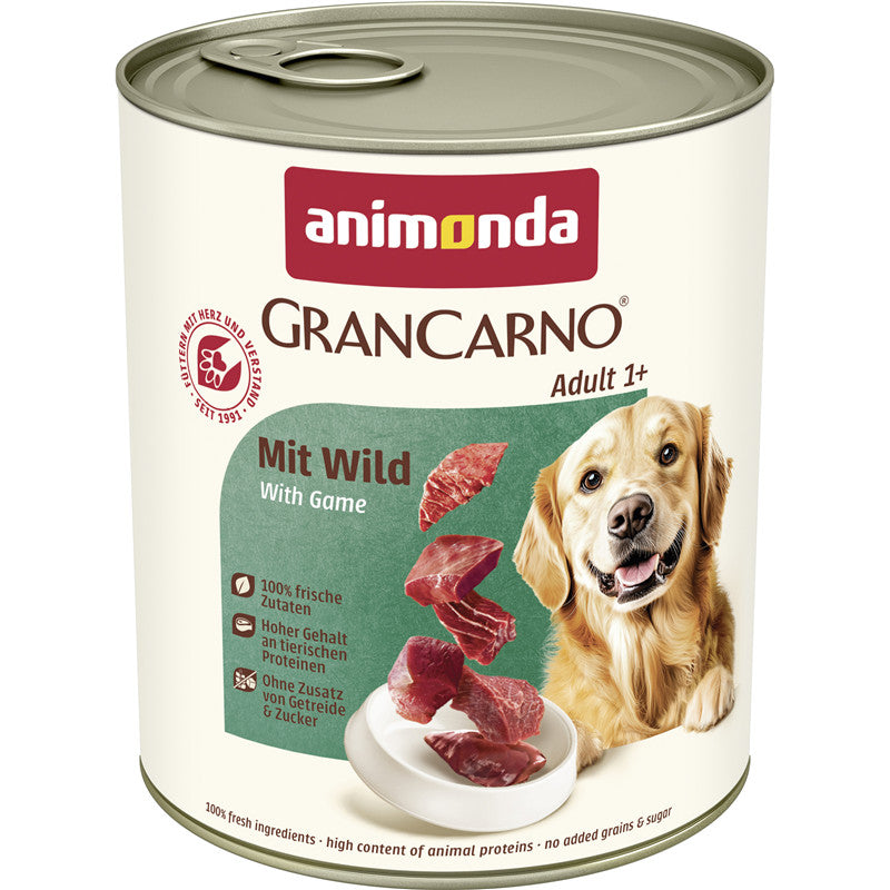 Animonda Dog Dose GranCarno Adult mit Wild 800 g