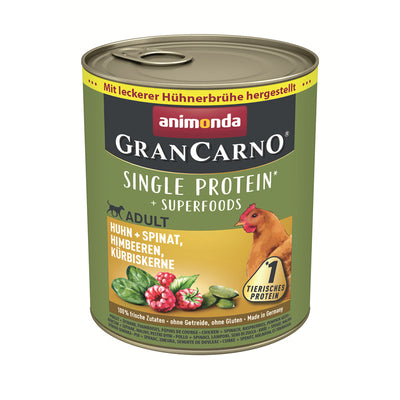 Animonda Dog Dose GranCarno Adult Superfoods Huhn+Spinat 800g