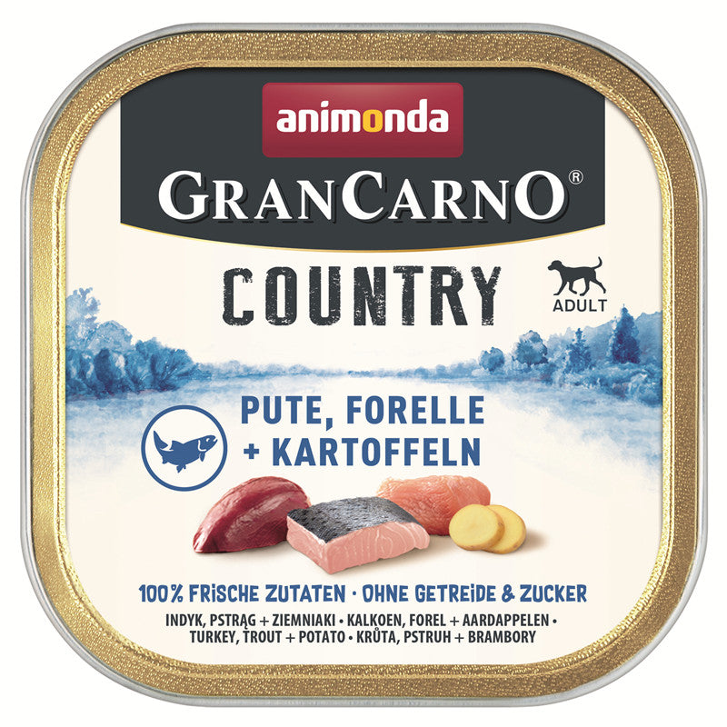 Animonda Dog GranCarno Country Adult Pute, Forelle + Kartoffel 150 g