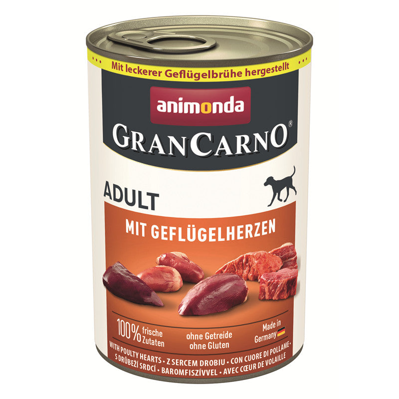 Animonda GranCarno Adult Geflügelherzen 400 g