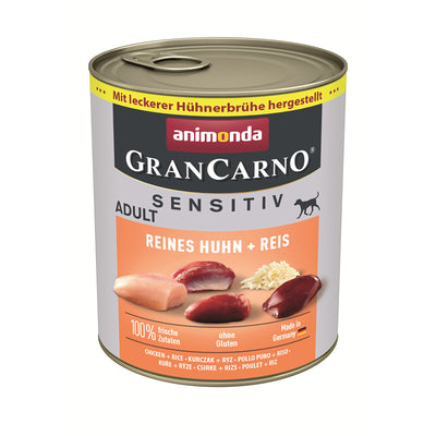 Animonda GranCarno Adult Sensitive Reines Huhn + Reis 800 g