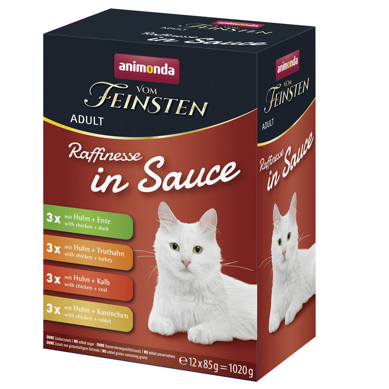 animonda Vom Feinsten Raffinesse in Sauce Adult 12 x 85 g Mixpack 1 Stück