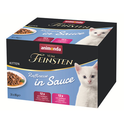 animonda Vom Feinsten Raffinesse in Sauce Kitten Kitten 24 x 85g Mixpack 24 x 85 g 1 Stück