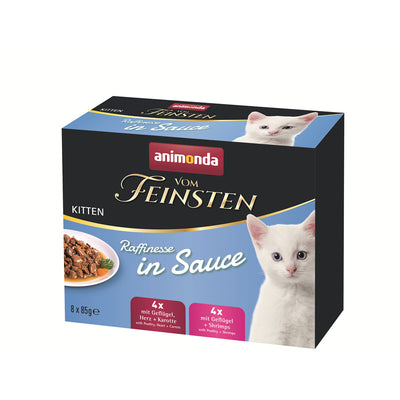 animonda Vom Feinsten Raffinesse in Sauce Kitten Kitten 8 x 85g Mixpack 8 x 85 g 1 Stück
