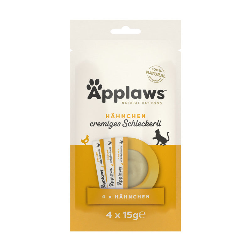 Applaws Cat Snack MP Püree Huhn 4x15g 1 Stück