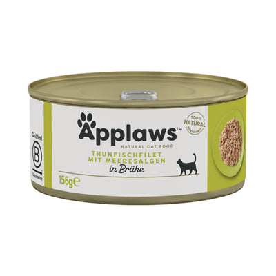Applaws Katzen Nassfutter in der Dose mit Thunfischfilets & Meeresalgen 156 g