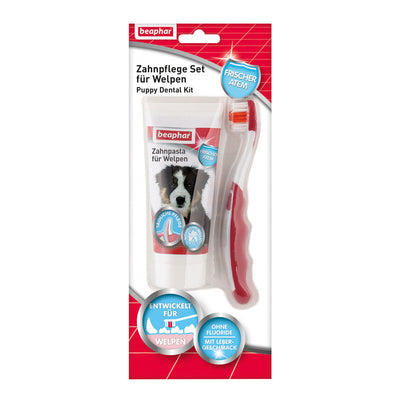 Beaphar Zahnpflege Set für Welpen (Zahnpasta & Bürste) 1 Stück